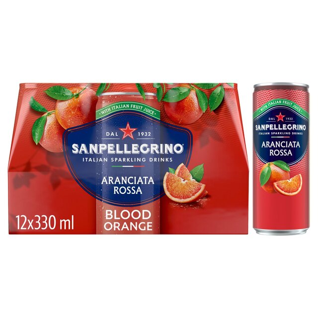 Sanpellegrino aranciata rossa 12 x 330ml
