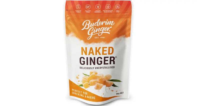 Buderim ginger uncrystallized ginger 1kg