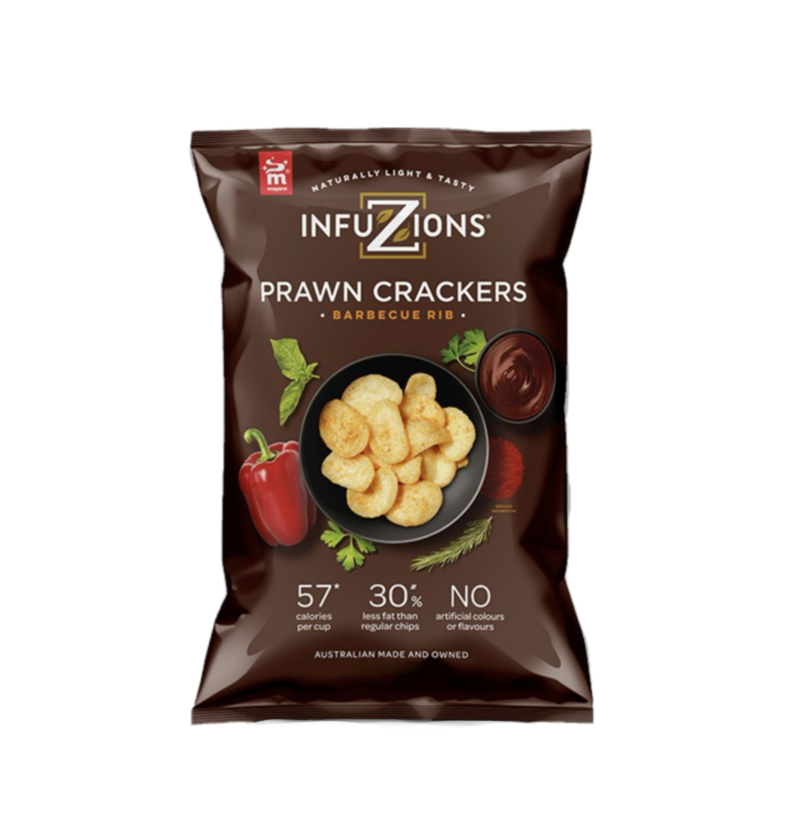 Majans Infuzions Prawn crackers BBQ rib 350g