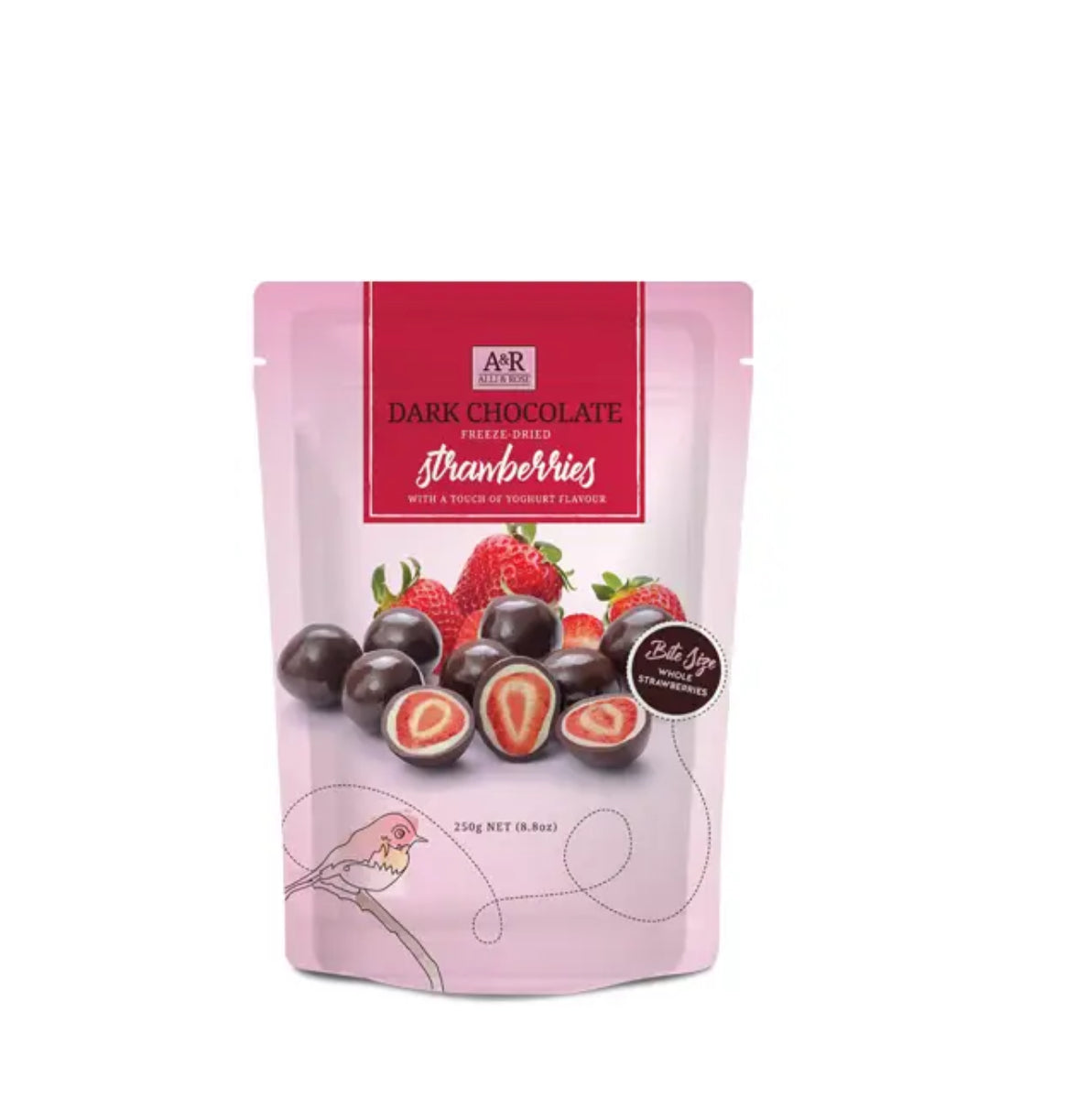 A&R Dark chocolate Strawberries 250g