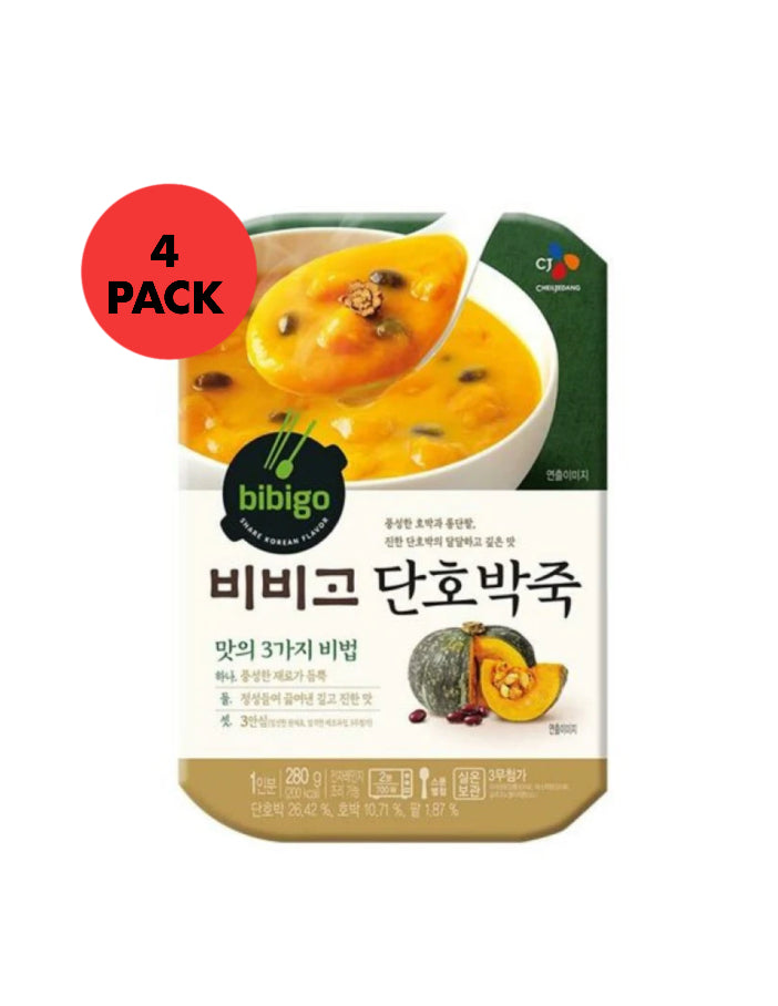 Bibigo sweet pumpkin porridge 4 x 280g