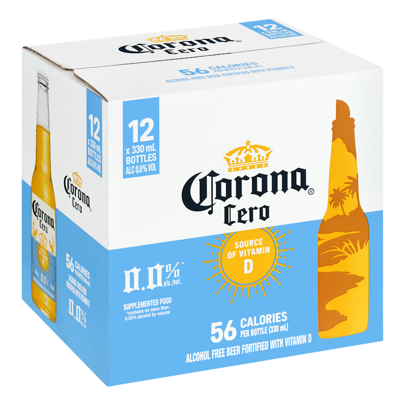 Corona cero non-alcoholic lager 12x330ml