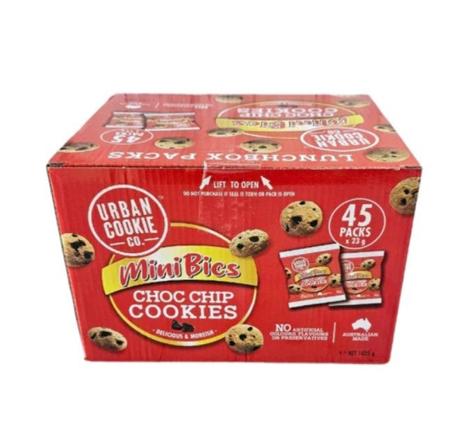 Urban Cookie Co. Mini bics - Choco chip cookie 1.035kg