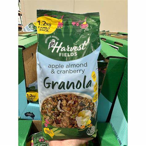 Harvest fields apple almond & cranberry granola 1.2kg