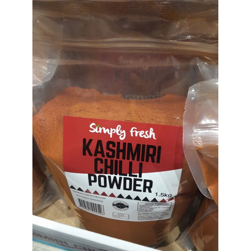 Simply fresh Kashmiri chilli powder 1.5kg