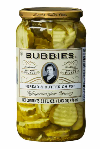 Bubbies bread and butter pickles 1.95kg
