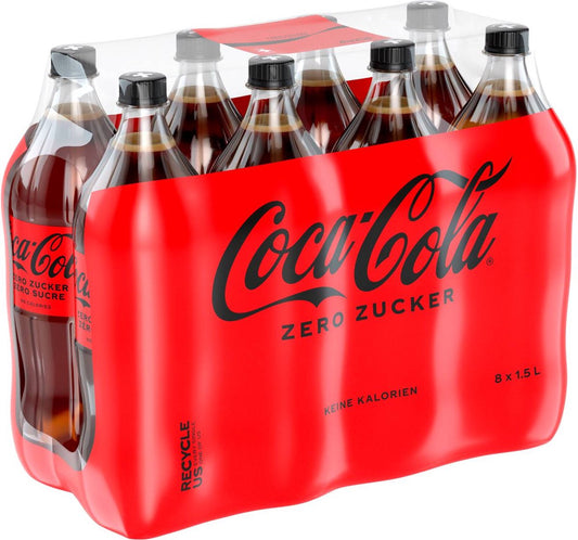 Coca Cola zero sugar 8x1.5L