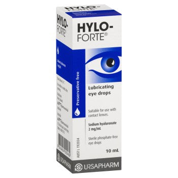 Hylo-forte lubricating eye drops 2mg 10ml