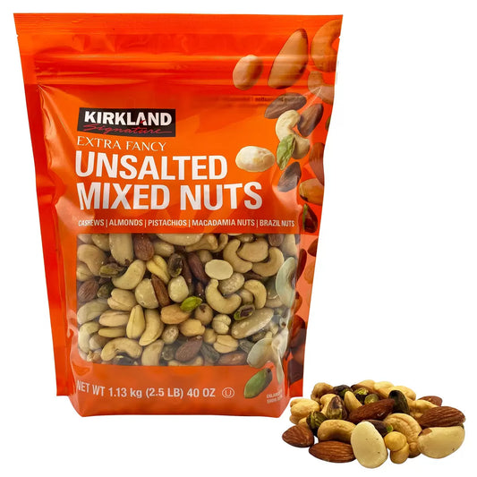 Kirkland signature unsalted fancy mixed nuts 1.13kg