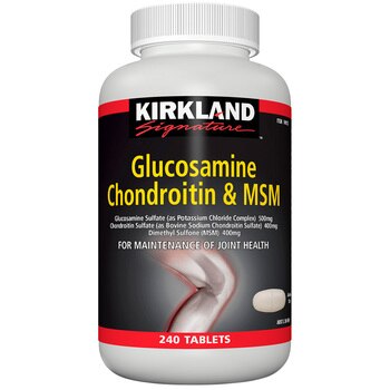 Kirkland signature gluco/chond/msm 1300mg 240 tablets