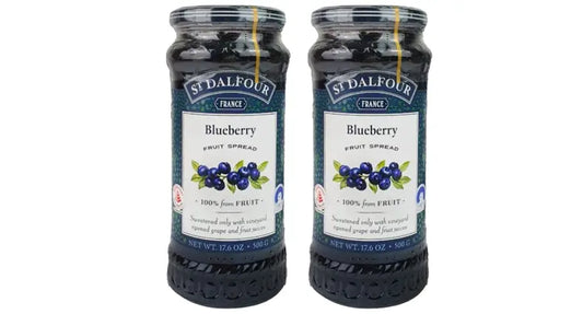 St dalfour blueberry fruit spread 2 x 500g