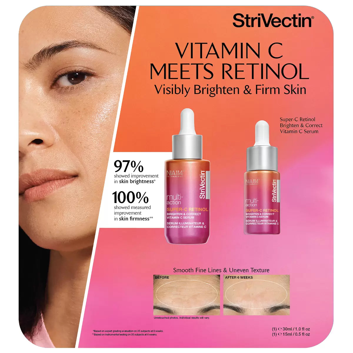 Strivectin vitamin C/retinol serum 30ml + 15ml