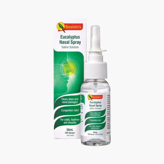 Bosisto's eucalyptus nasal spray 2x50ml