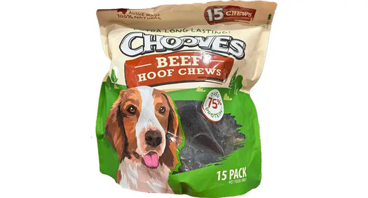 Chooves beef hoof chews 15pk