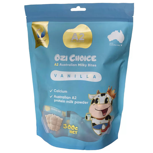 Ozi choice A2 milky bites vanilla 300g