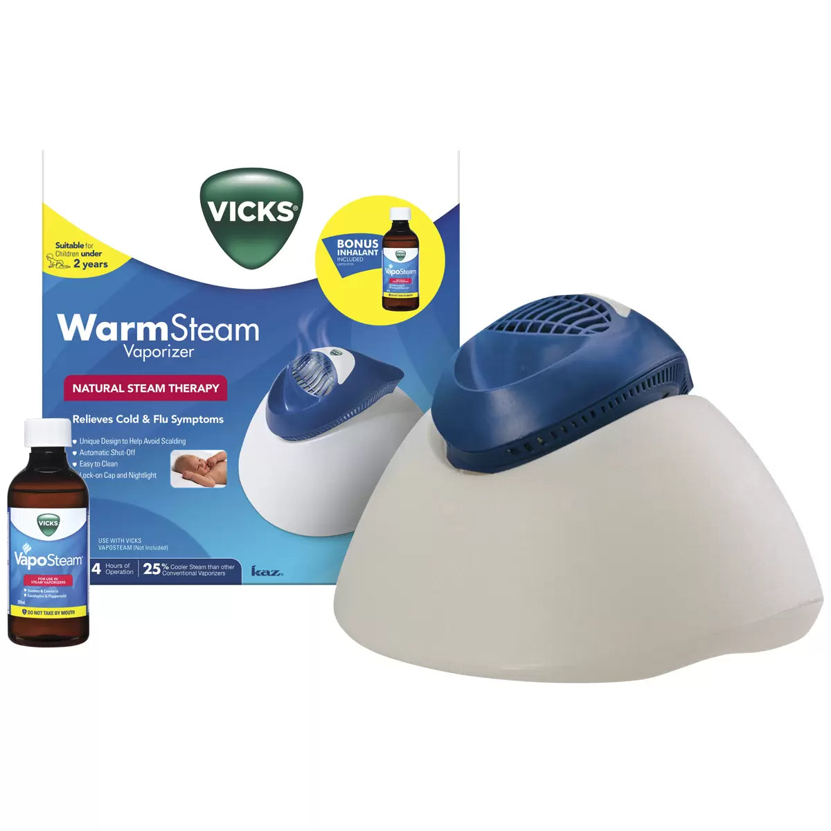 Vicks vaporizer + inhalant 1 pack