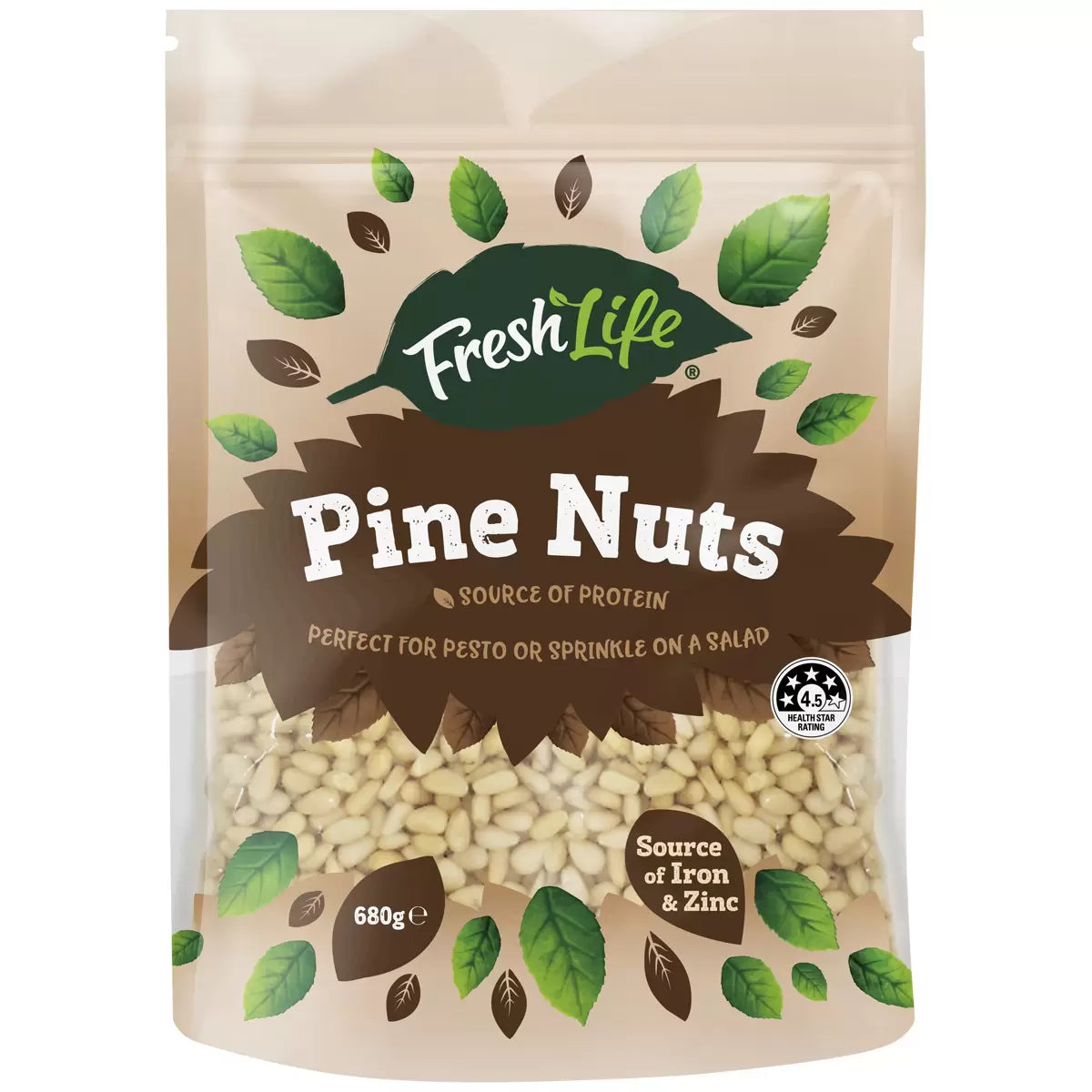 Freshlife pine nuts 680g