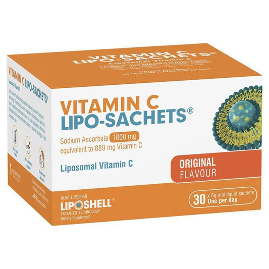 Lipo-sachets vitamin C 2x 30 (5g) liquid sachets
