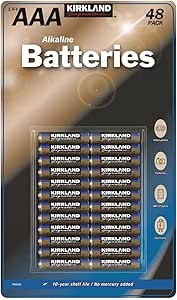 Kirkland signature alkaline batteries AAA 48pk