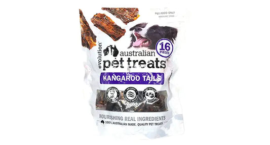 Evolution kangaroo tails pet treats 16pk