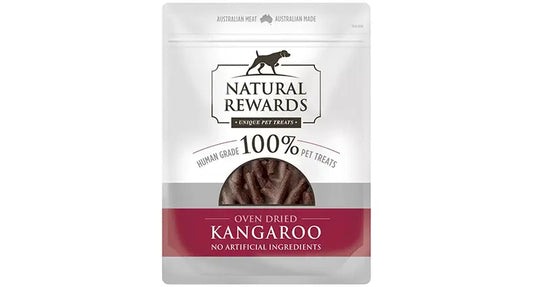 Natural rewards human grade kangaroo pet treats 500g