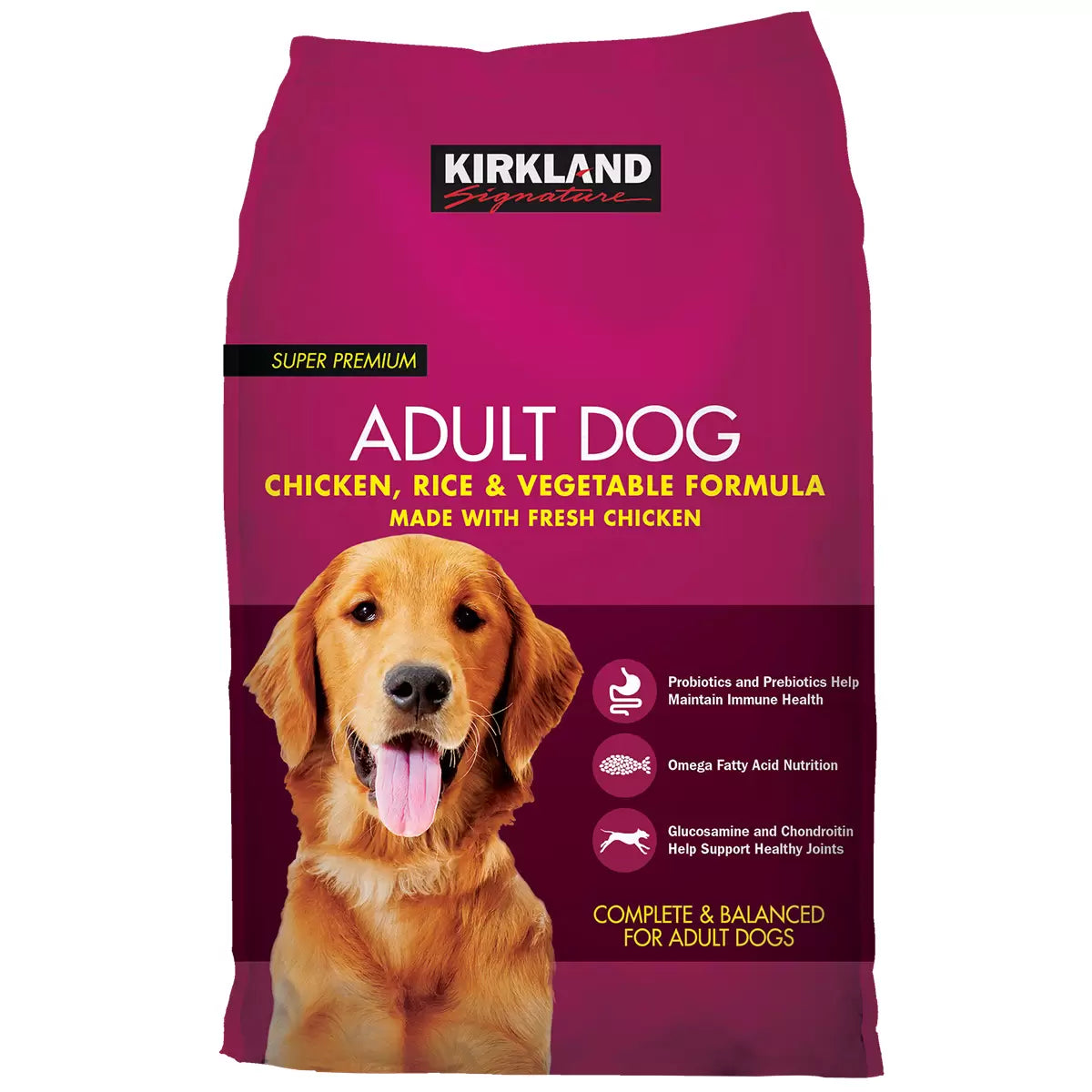 Kirkland signature dog food chicken, rice & veg 12kg