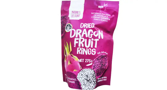 Natures delight dried dragon fruit 275g