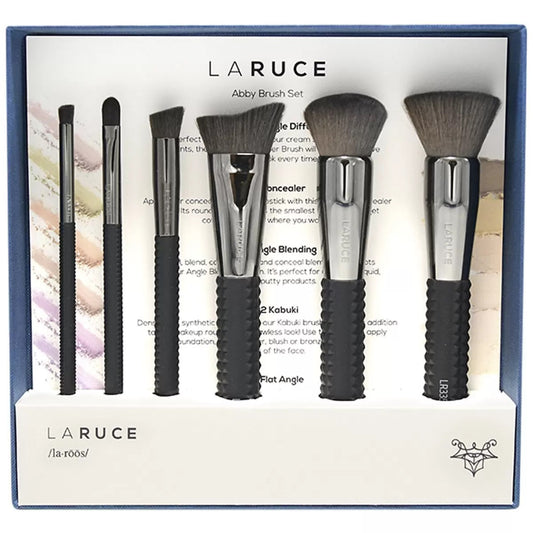 Laruce abby makeup brush set 6pc
