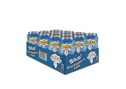 Warheads blue raspberry soda 12 x 355ml