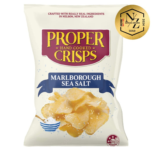 Proper crisps Marlborough sea salt 400g