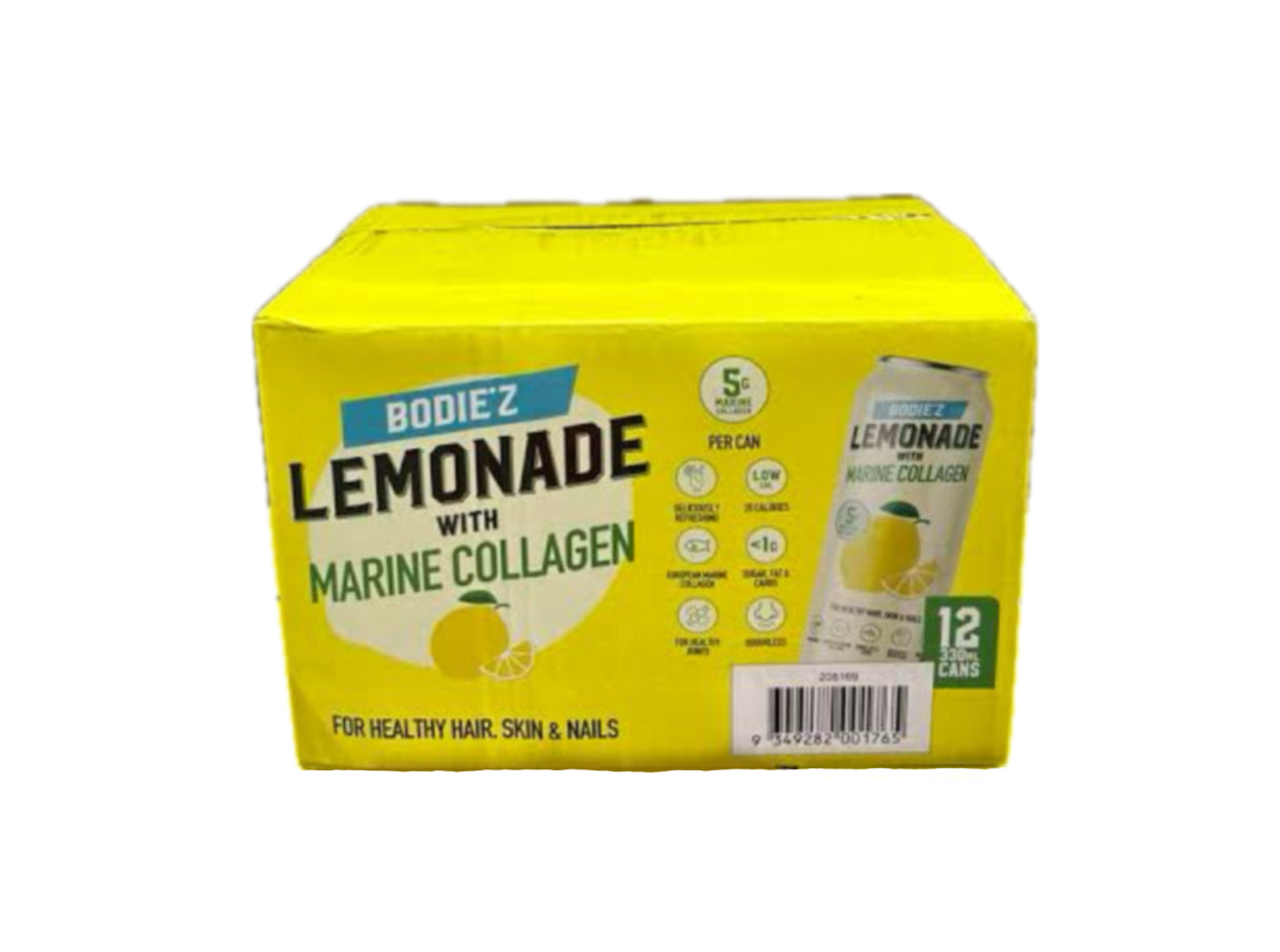 Bodie'z collagen lemonade 5g 12 x 330ml