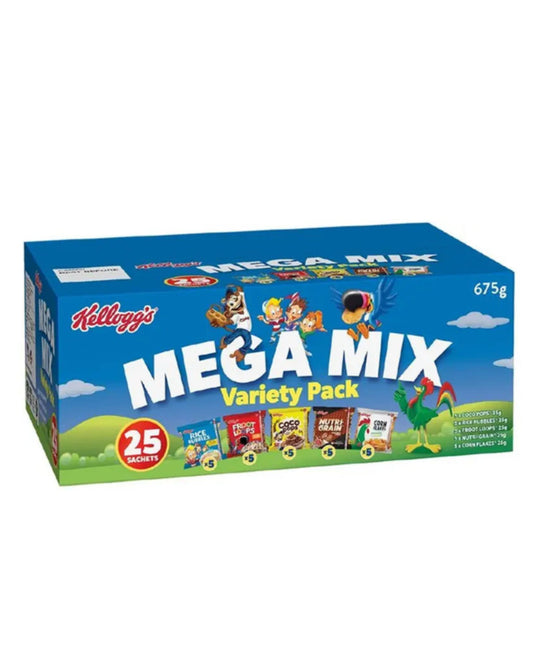 Kellogs Mega mix variety 25 pack