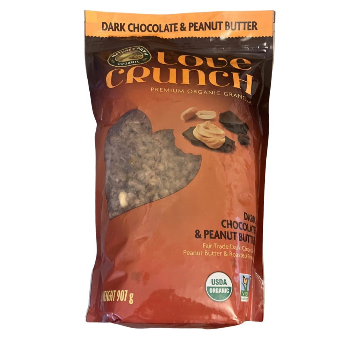 Natures path premium organic granola Dark chocolate & peanut butter 907g