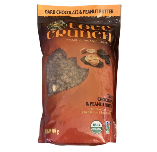 Natures path premium organic granola Dark chocolate & peanut butter 907g
