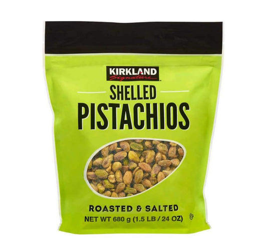 Kirkland signature shelled pistachios 680g
