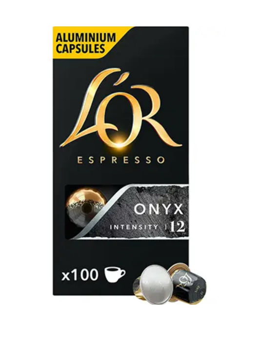 L’OR Espresso capsules Onyx 100pk Intensity 12