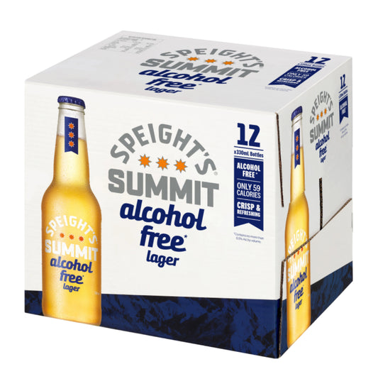 Speights summit zero lager 12 x 330ml