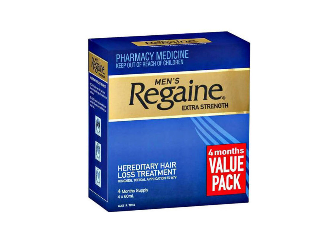 Regaine mens extra strength solution 4 x 60ml (4 months)