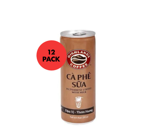 Highlands Vietnamese coffee with milk 12 x 235ml
