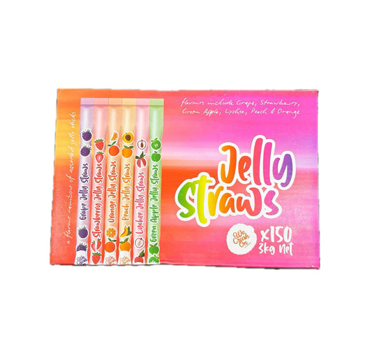 We crush on jelly straws 150 pack 3kg