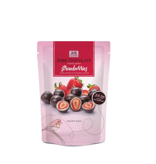 A&R Dark chocolate Strawberries 250g