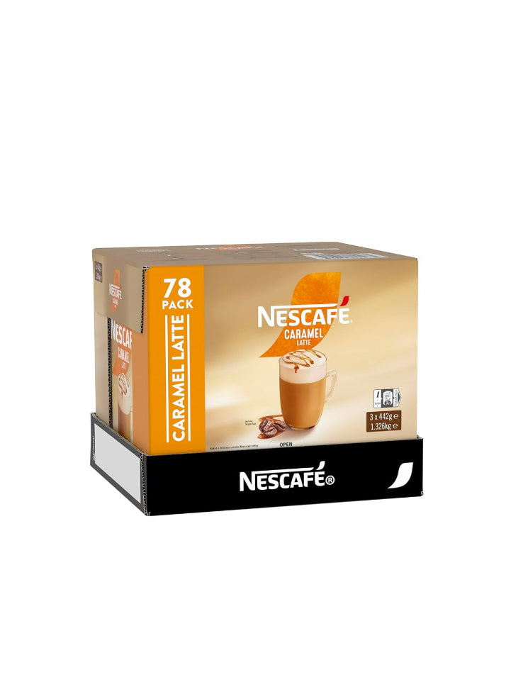 Nescafé caramel coffee sachet 78pk