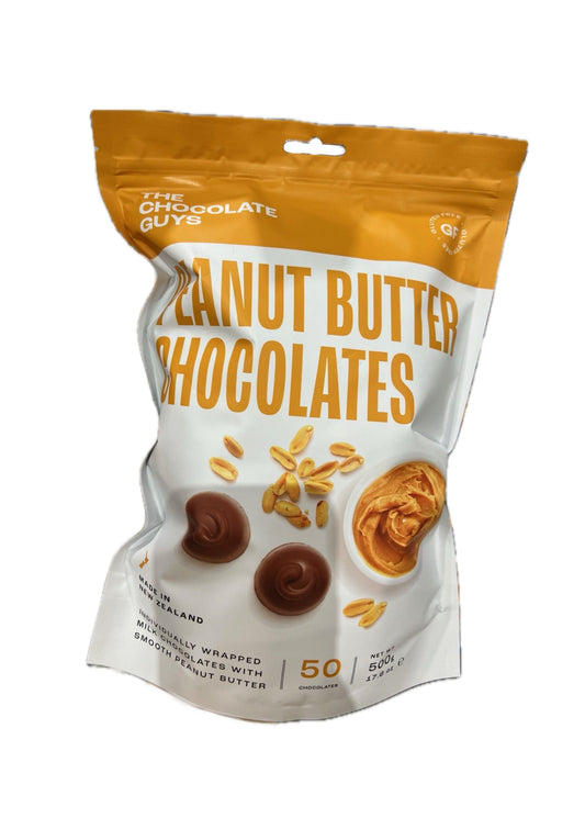 The chocolate guys peanut butter chocolates 500g