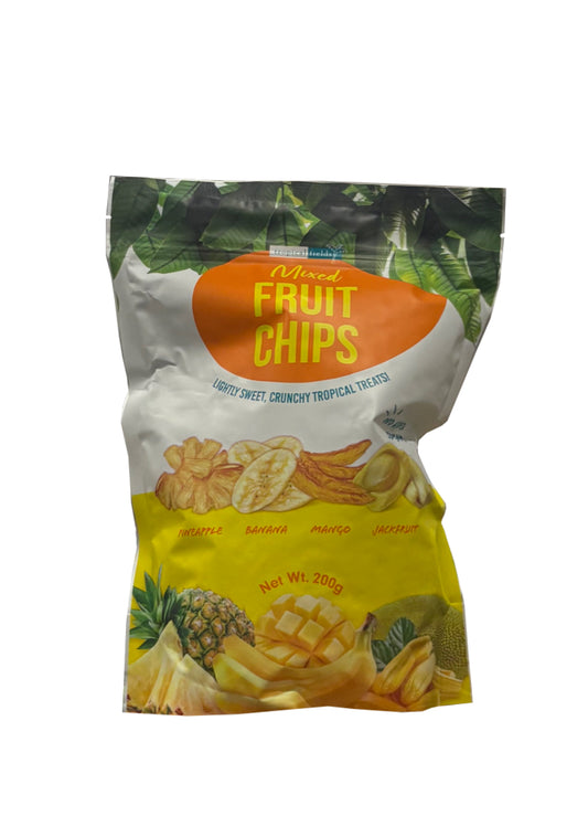 Tropical fields crispy mixed fruit chips 200g
