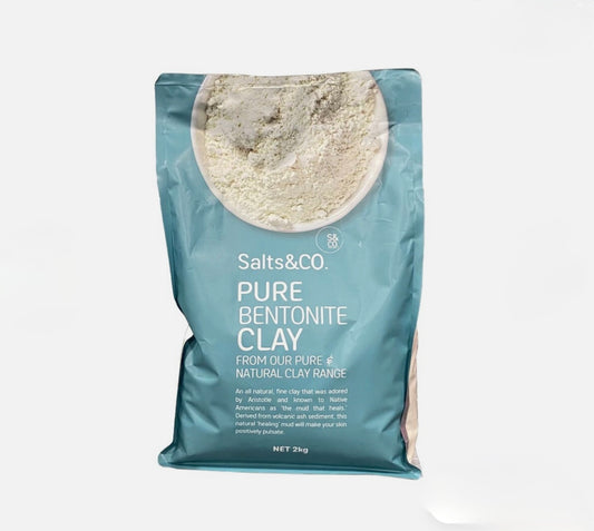 Salts & co pure bentonite clay 2kg