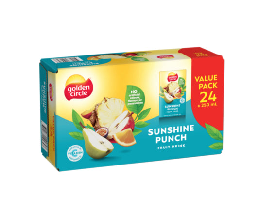 Golden circle sunshine punch 24 x 250ml