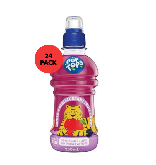 Pop tops blackcurrant 24x 250ml