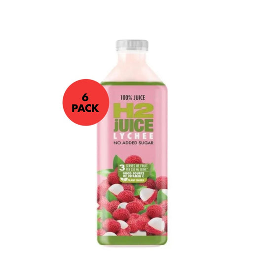 H2juice lychee juice 6 x 1L