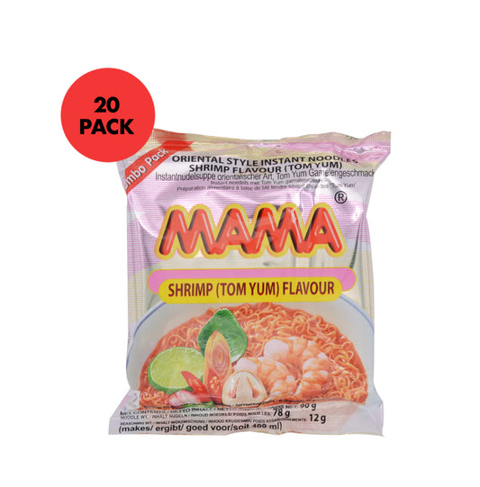 Mama tom yum noodles 20x90g