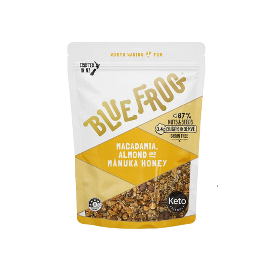 Blue Frog Keto - Macadamia, Almond and Manuka Honey Granola 850g